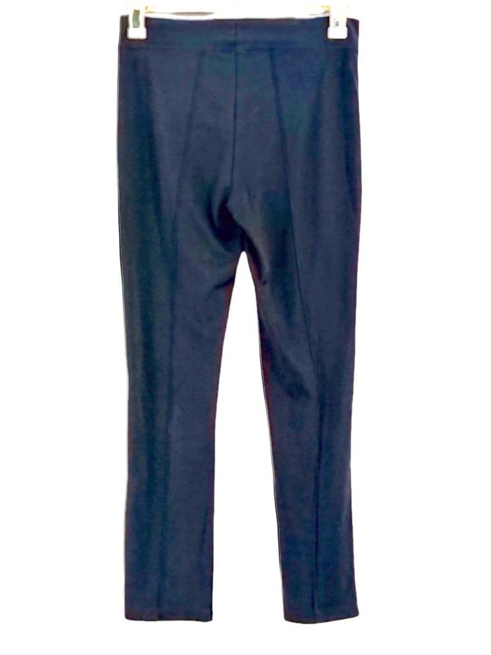 Ariella Slim Ponte Seam Black Stretch Pull On Skinny Pants Size L